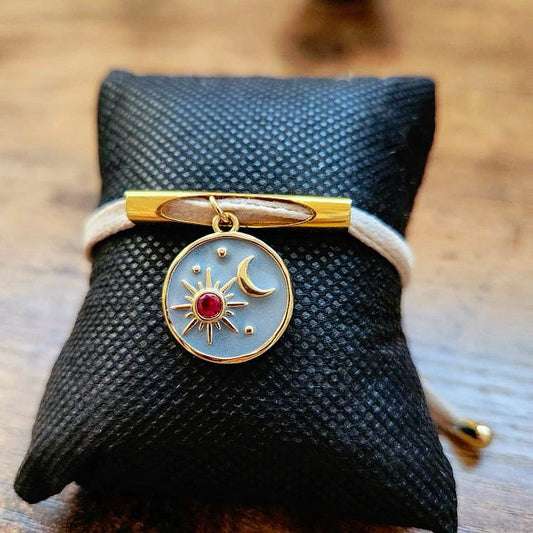 Sun & Moon Adjustable Bracelet