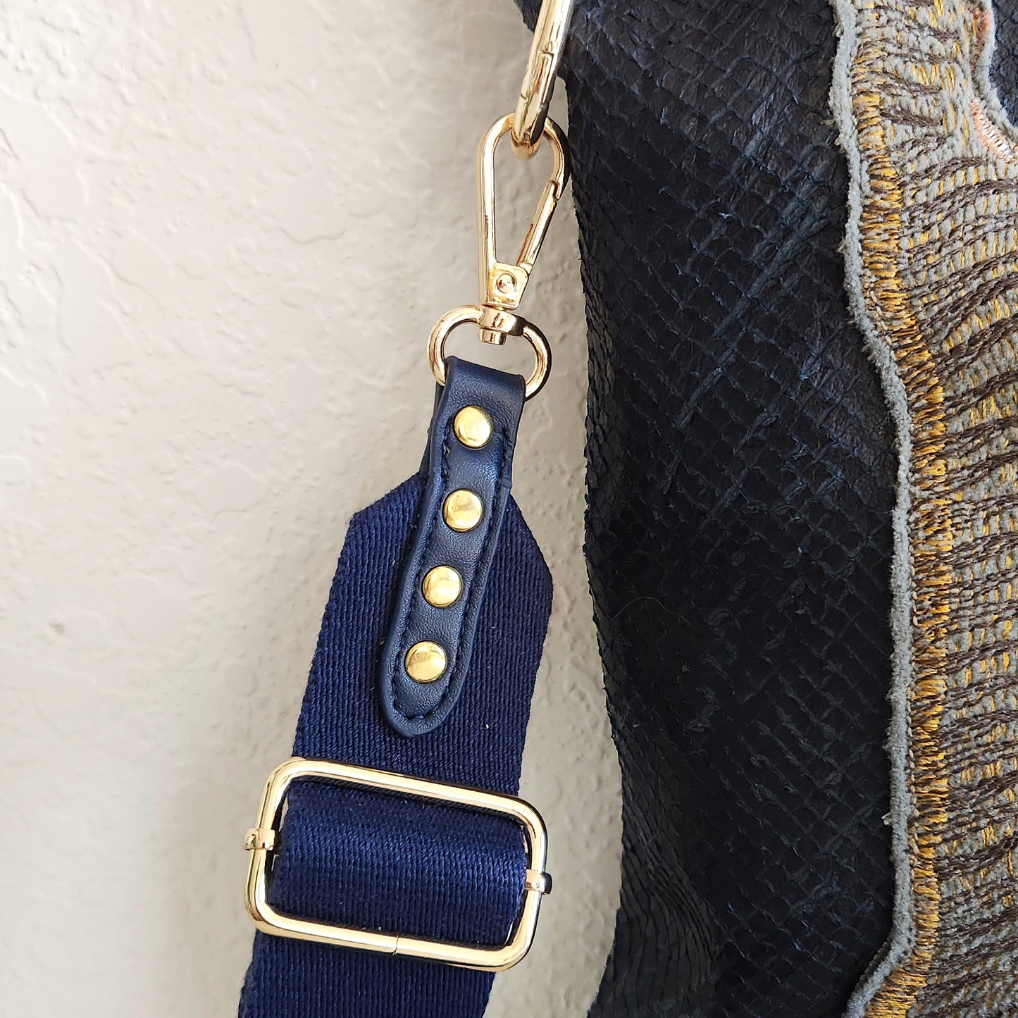 Deep Navy Bengal Crossbody