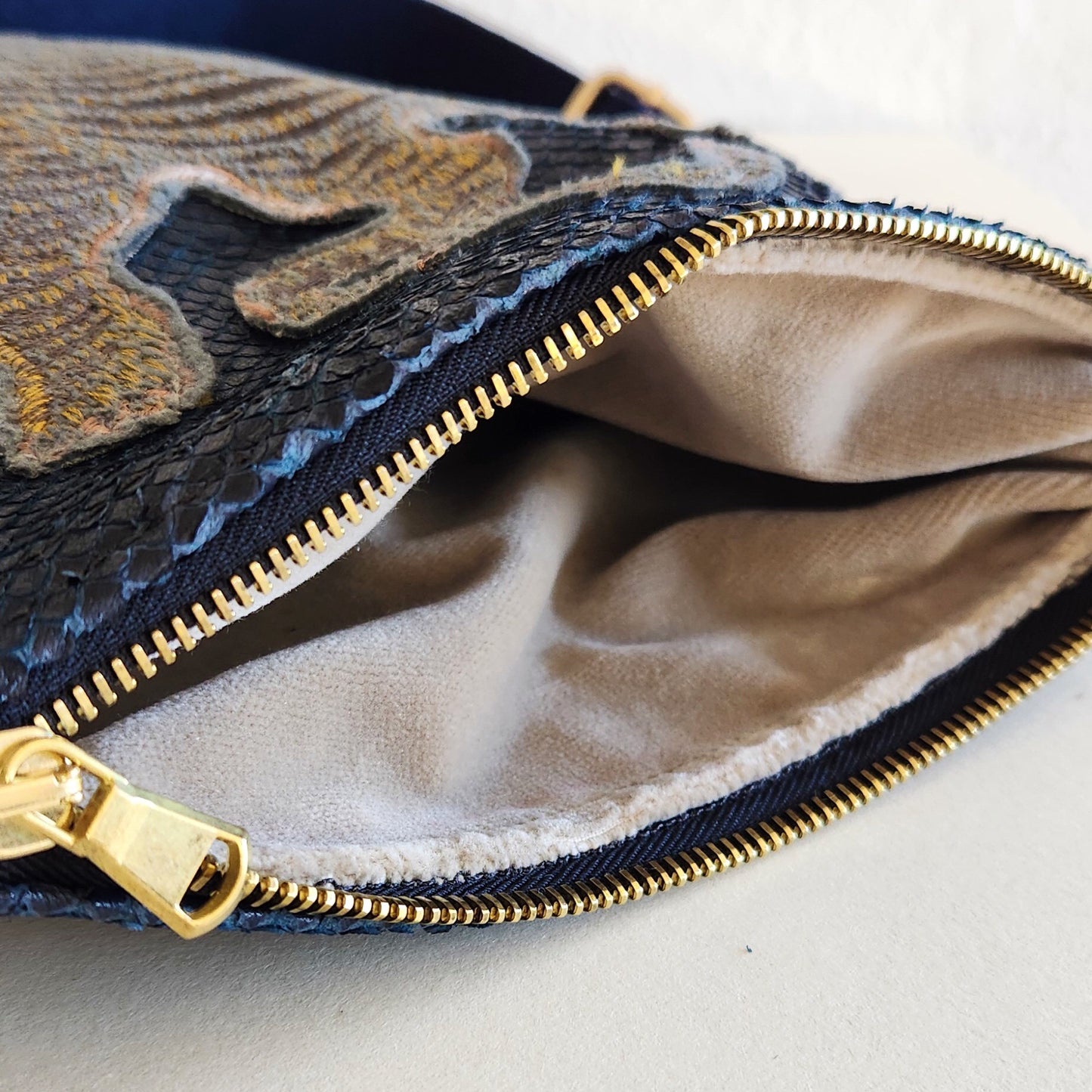 Deep Navy Bengal Crossbody
