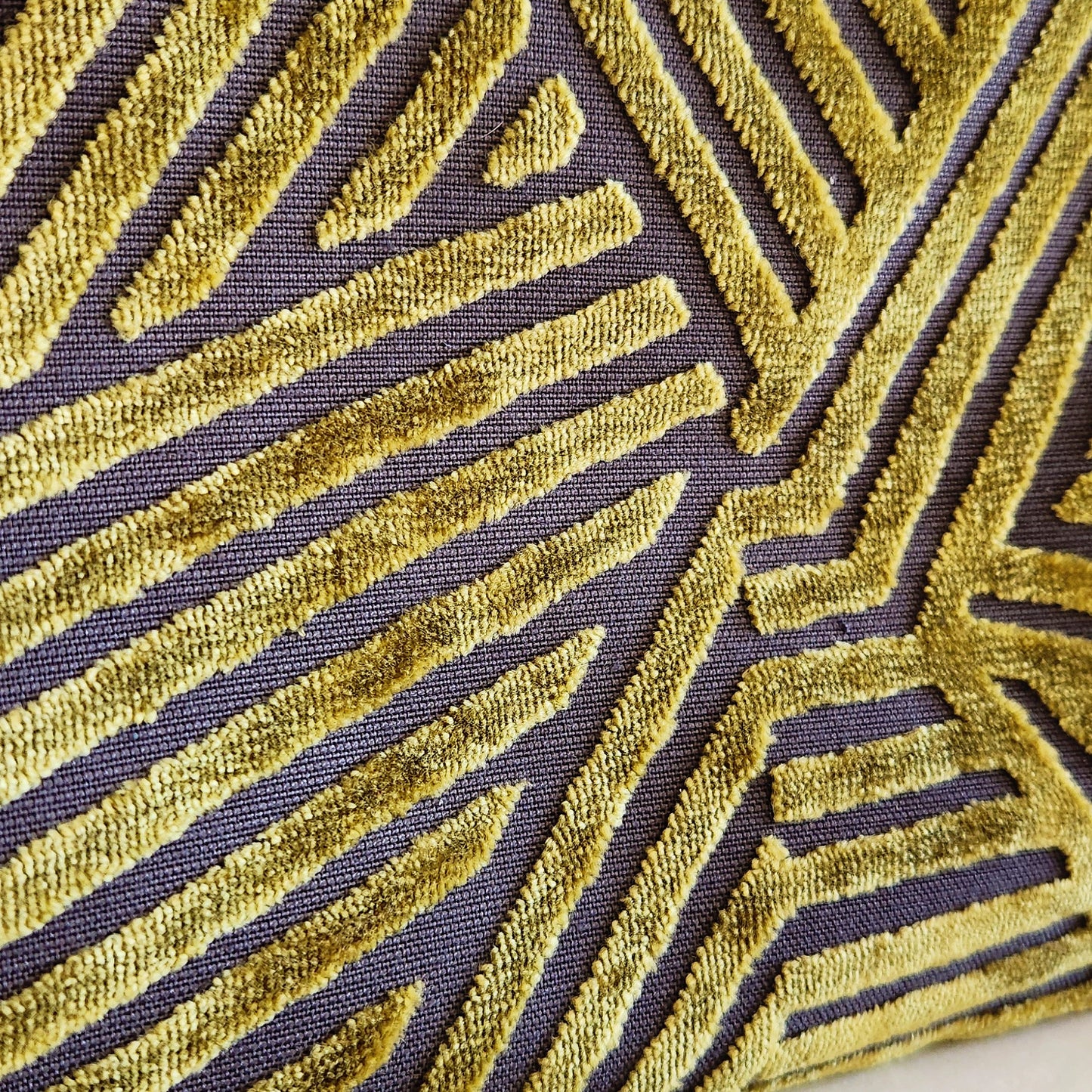 Geo Velvet Crossbody