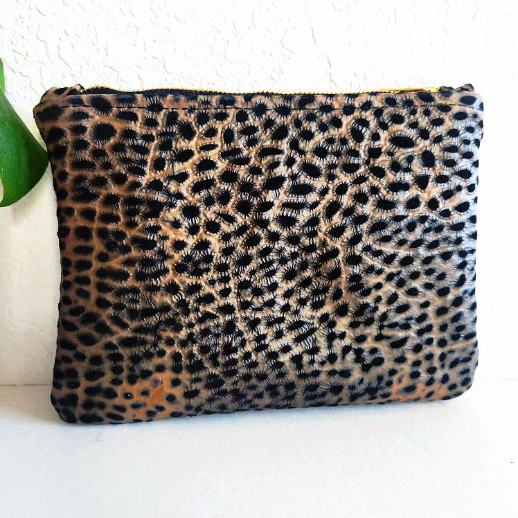Handcrafted Tuscany Italian Leather "M" Pouch
