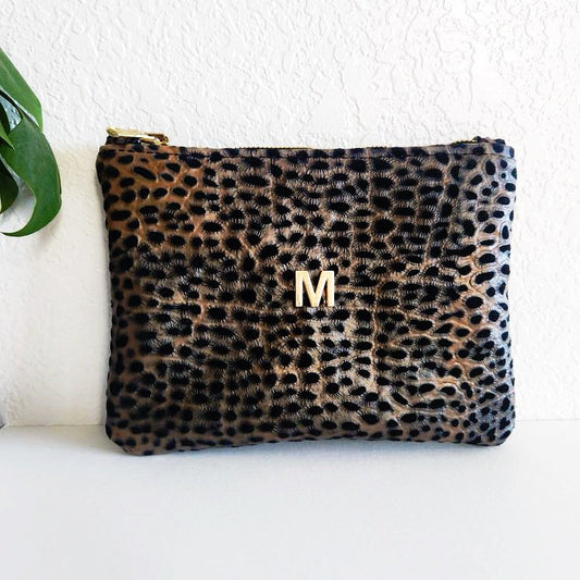 Handcrafted Tuscany Italian Leather "M" Pouch