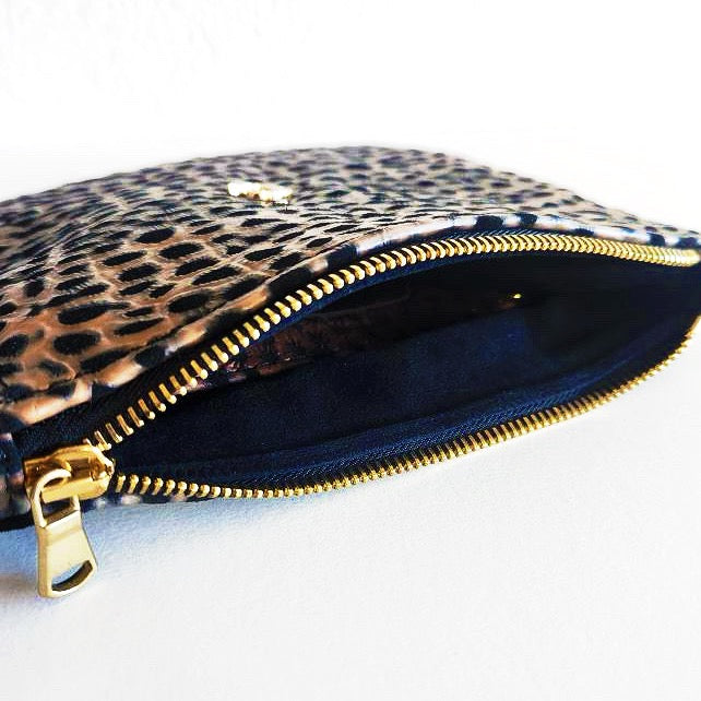 Handcrafted Tuscany Italian Leather "L" Pouch