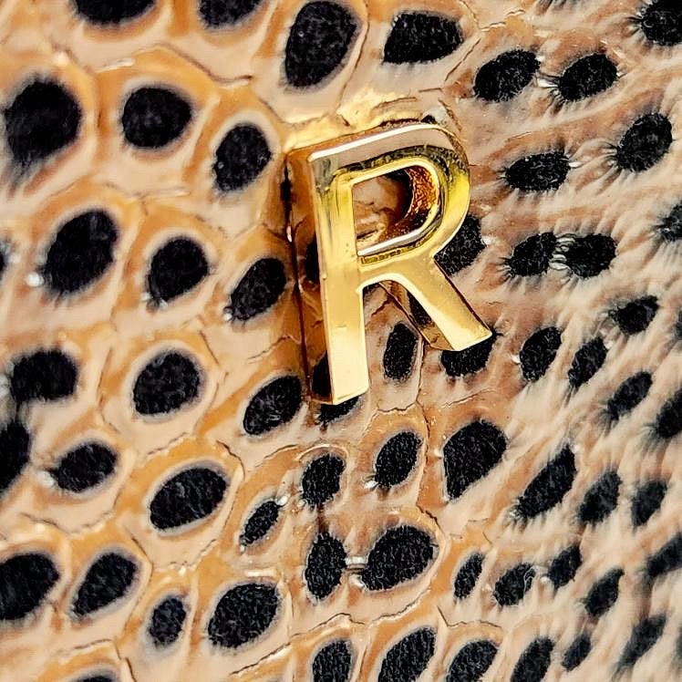 Handcrafted Tuscany Italian Leather "R" Pouch