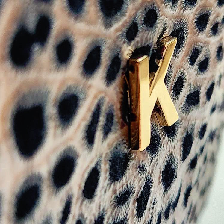 Handcrafted Tuscany Italian Leather "K" Pouch