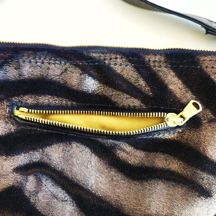 Zebra Moon Shoulder Bag