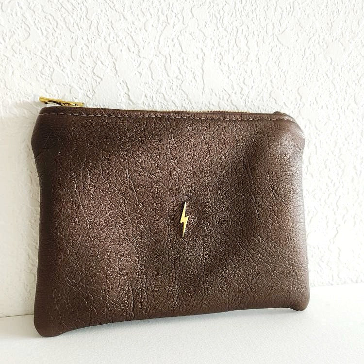 Pewter Bolt Pouch