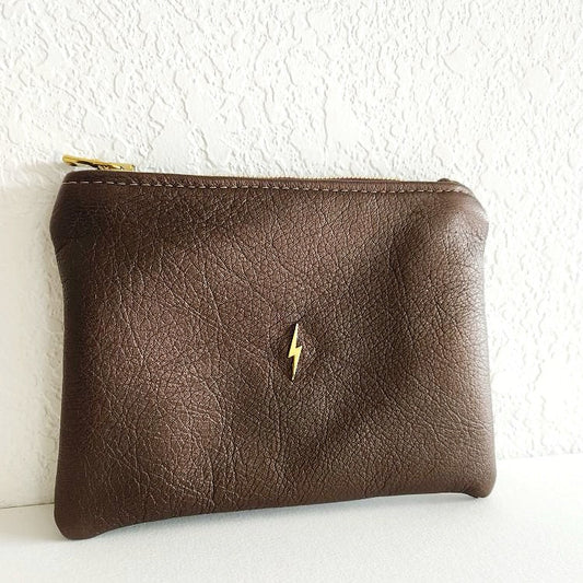 Pewter Bolt Pouch