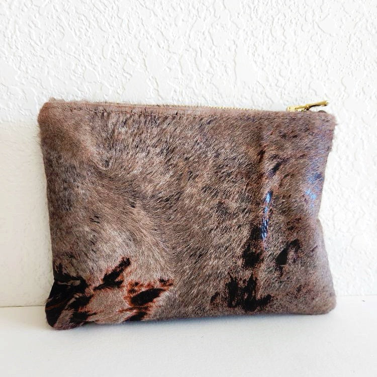 Distressed Mocha Bolt Pouch