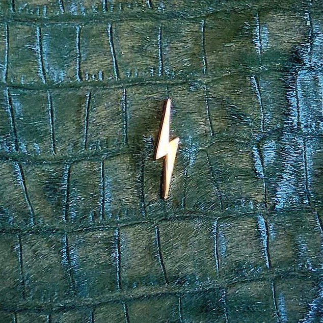 Emerald Hair-On Bolt Pouch