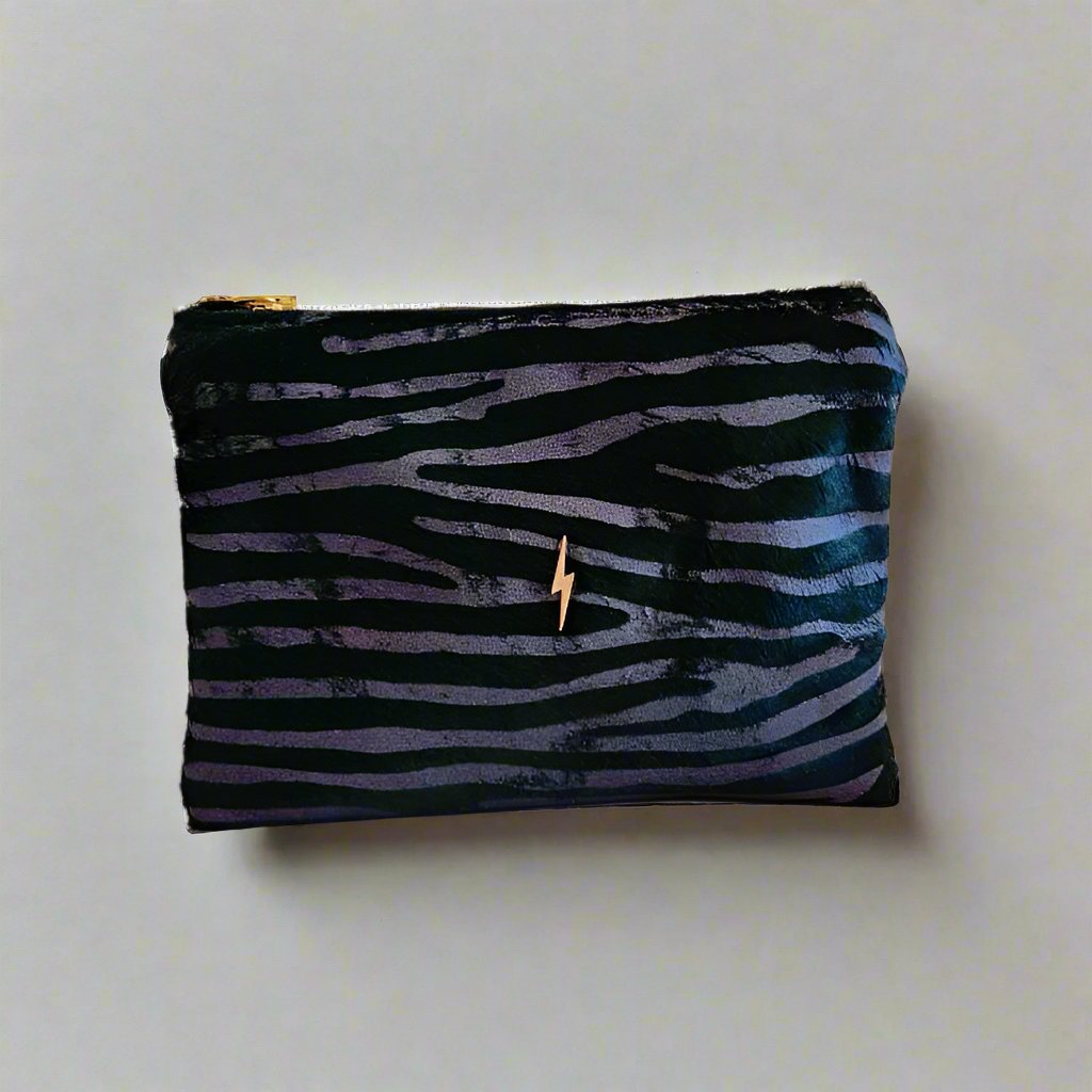 Emerald Zebra Bolt Pouch