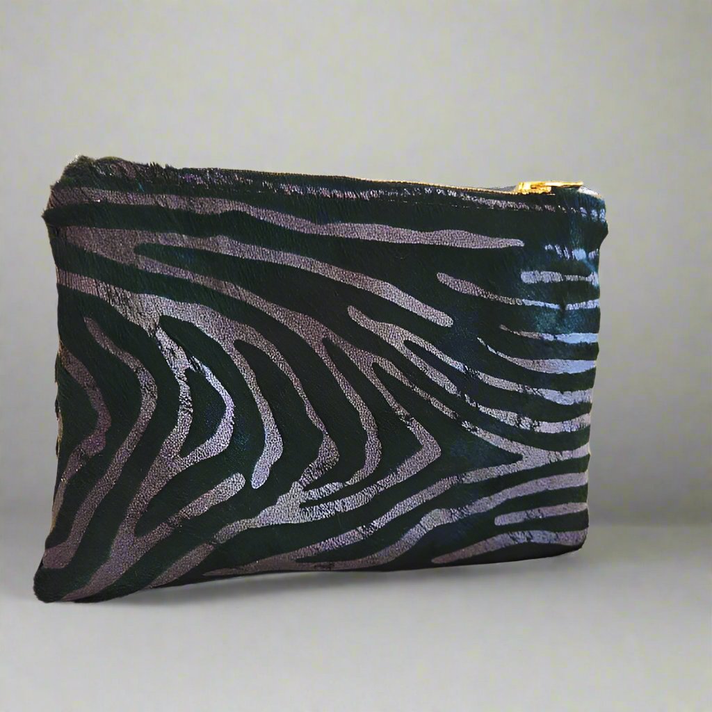 Emerald Zebra Bolt Pouch
