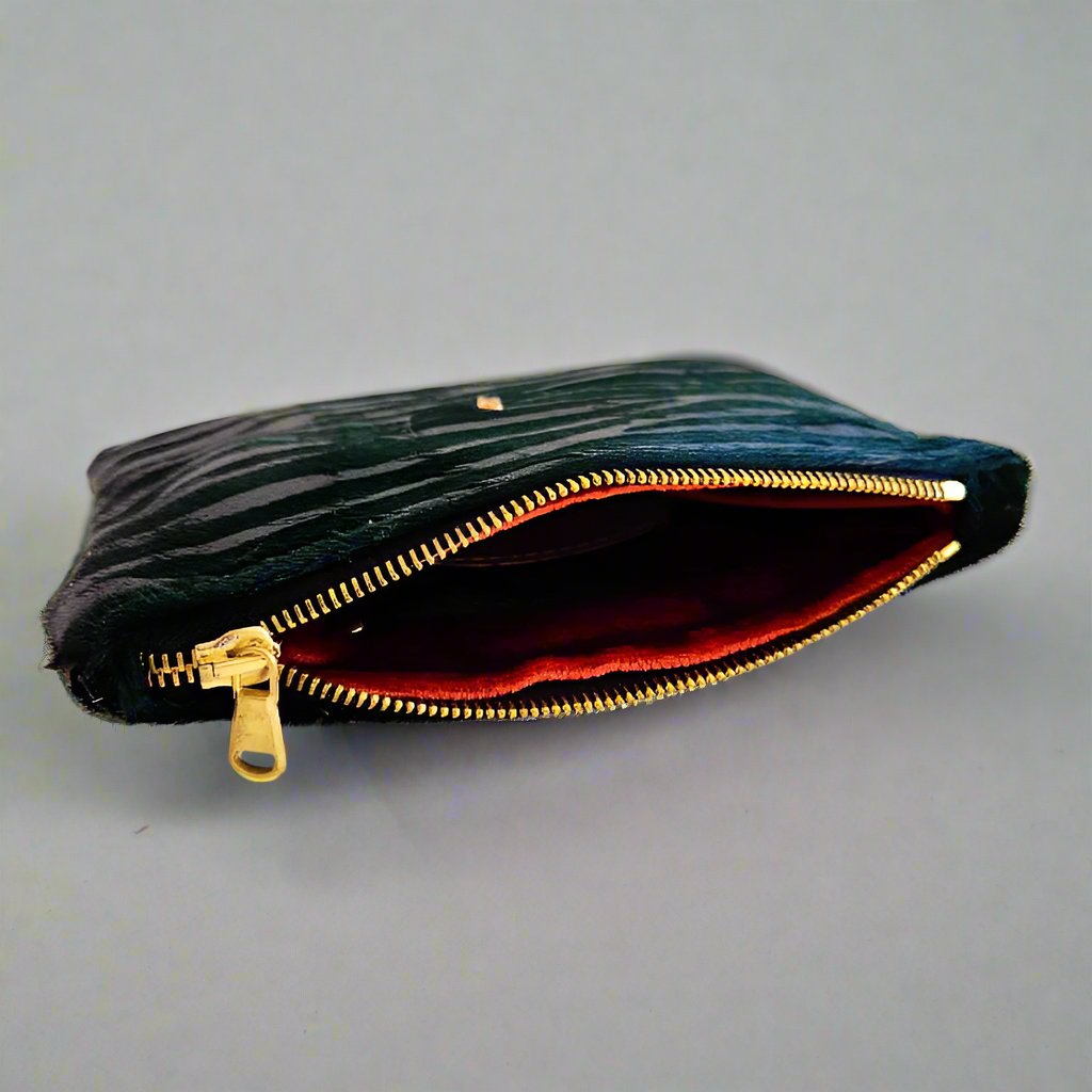 Emerald Zebra Bolt Pouch