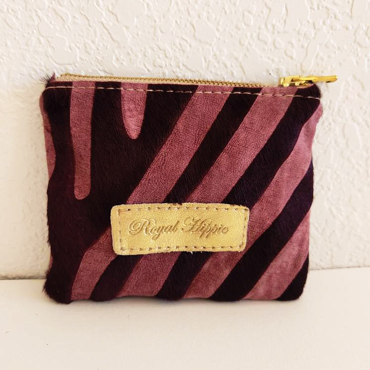 Mauve Mini Coin Card Pouch