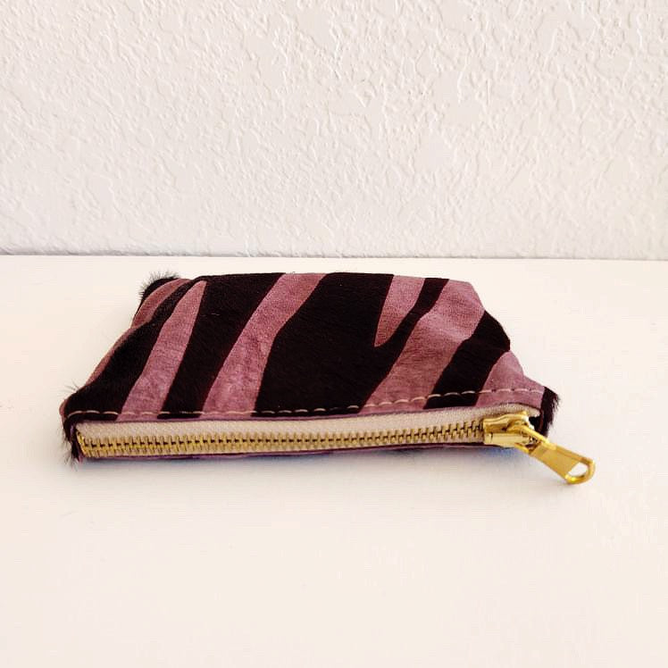 Mauve Mini Coin Card Pouch