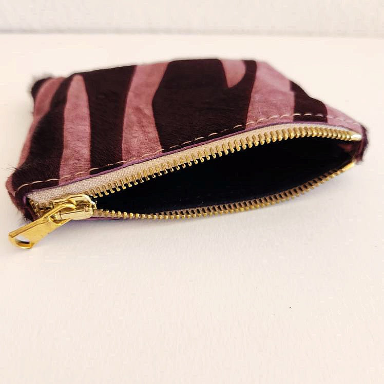 Mauve Mini Coin Card Pouch