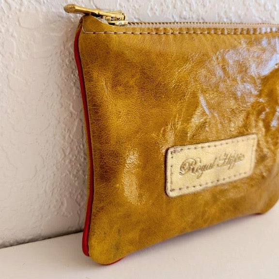 Mustard Mini Coin Card Pouch