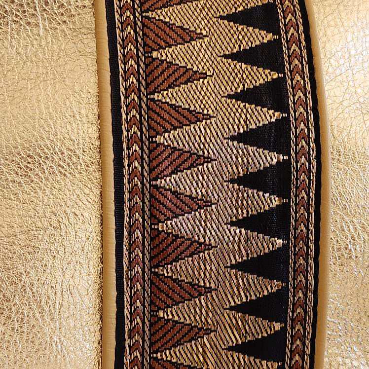 Gold Geo Cross Body Bag