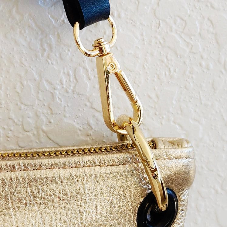 Gold Geo Cross Body Bag