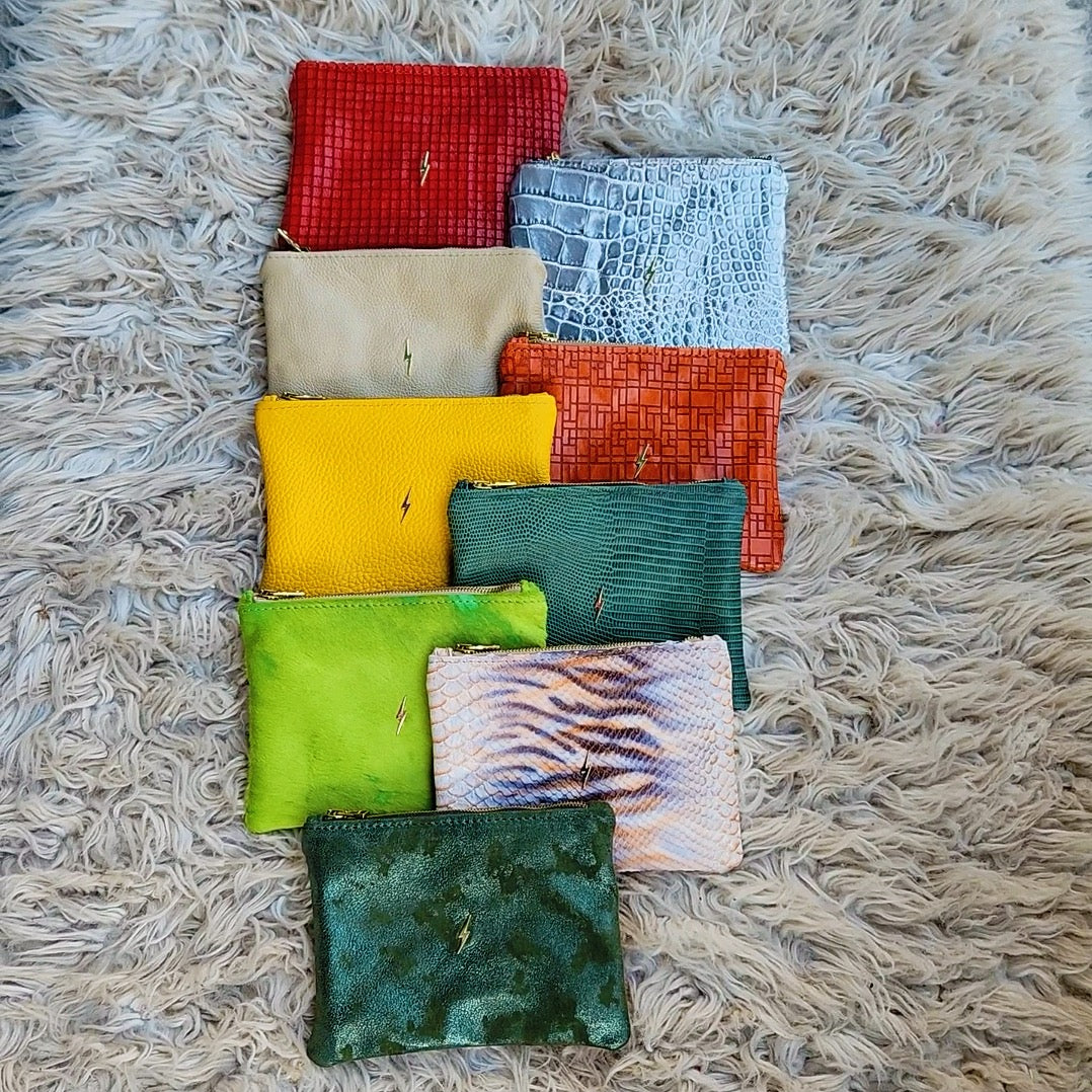 Metallic Kashmir Green Bolt