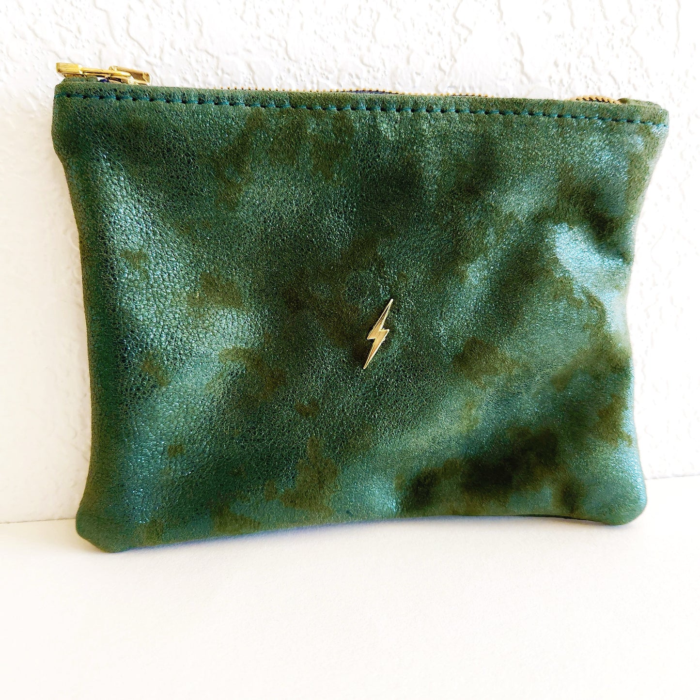 Metallic Kashmir Green Bolt