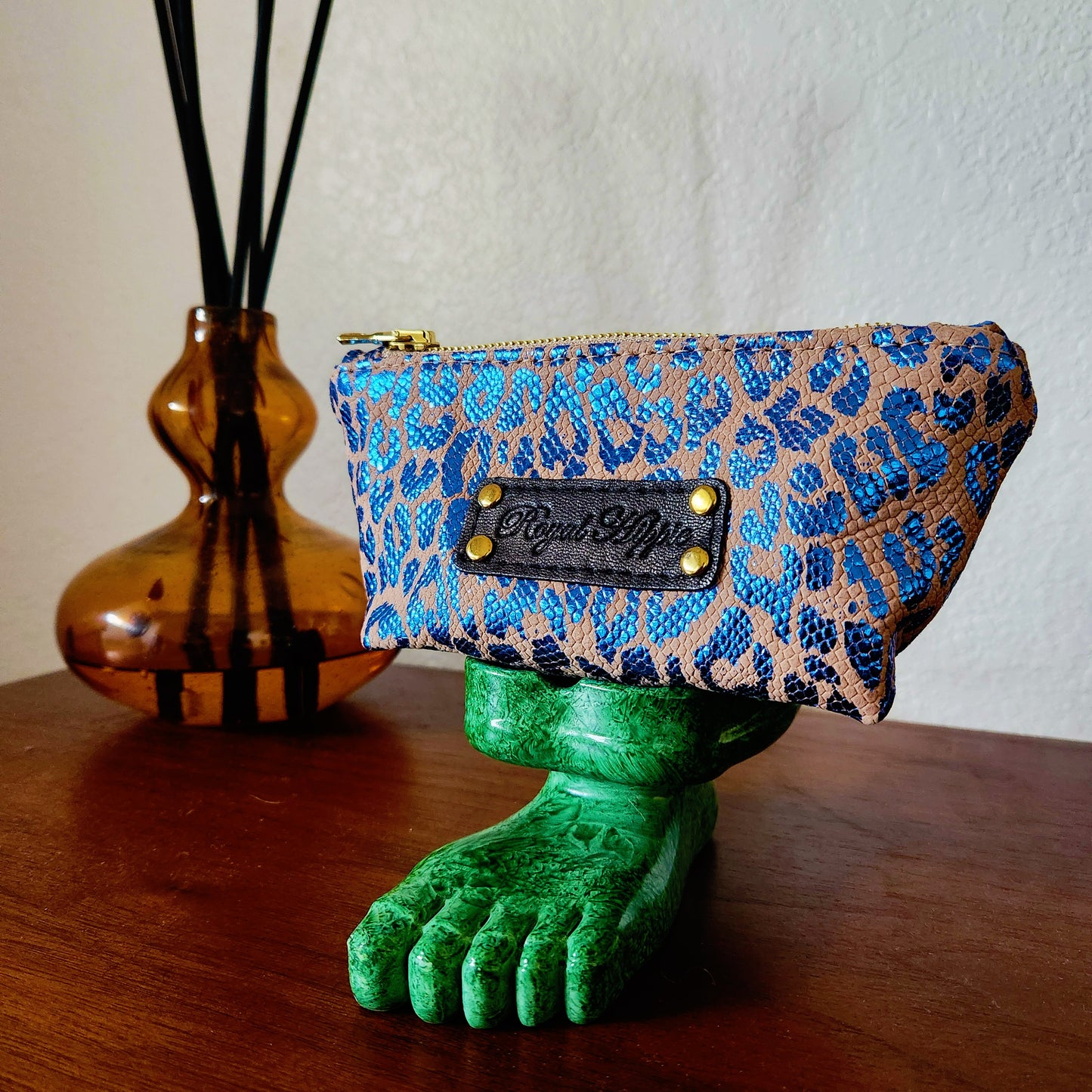 Electric Blue Mini Pouch