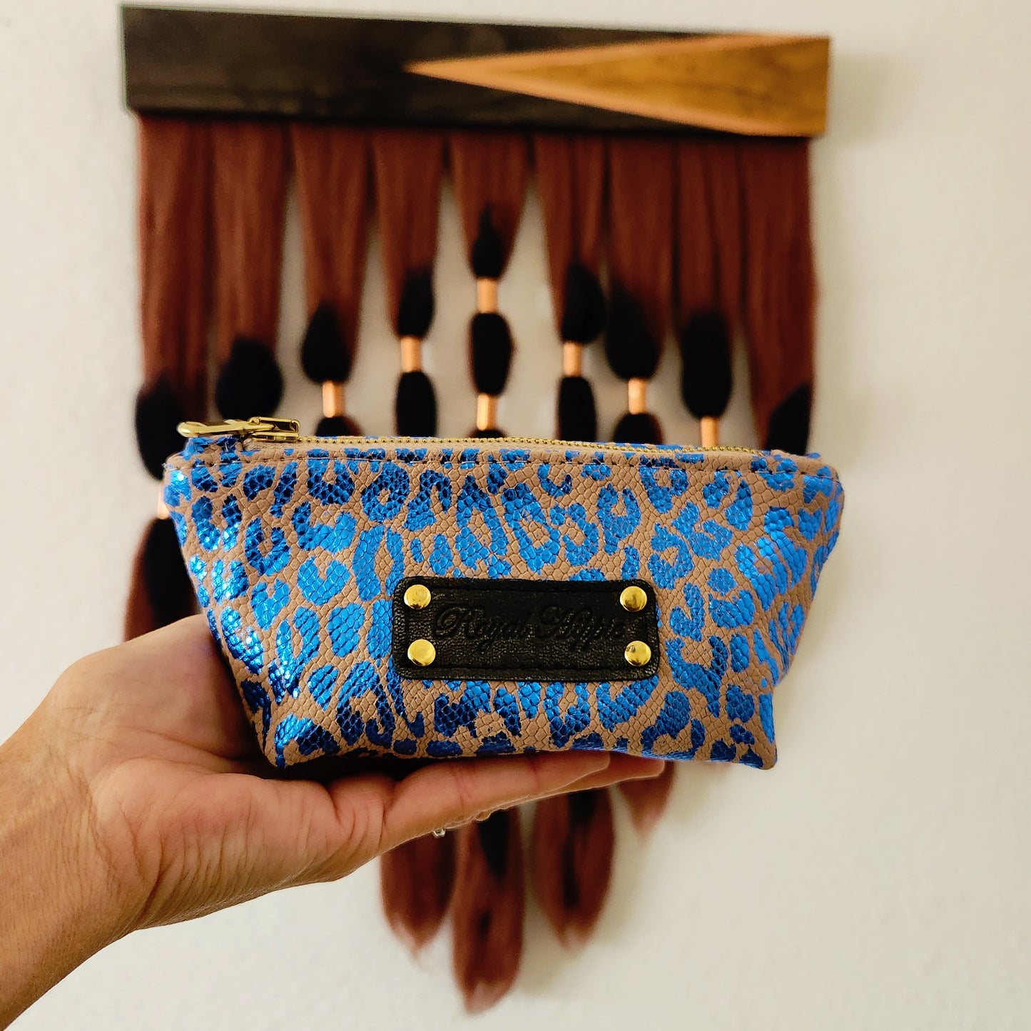 Electric Blue Mini Pouch