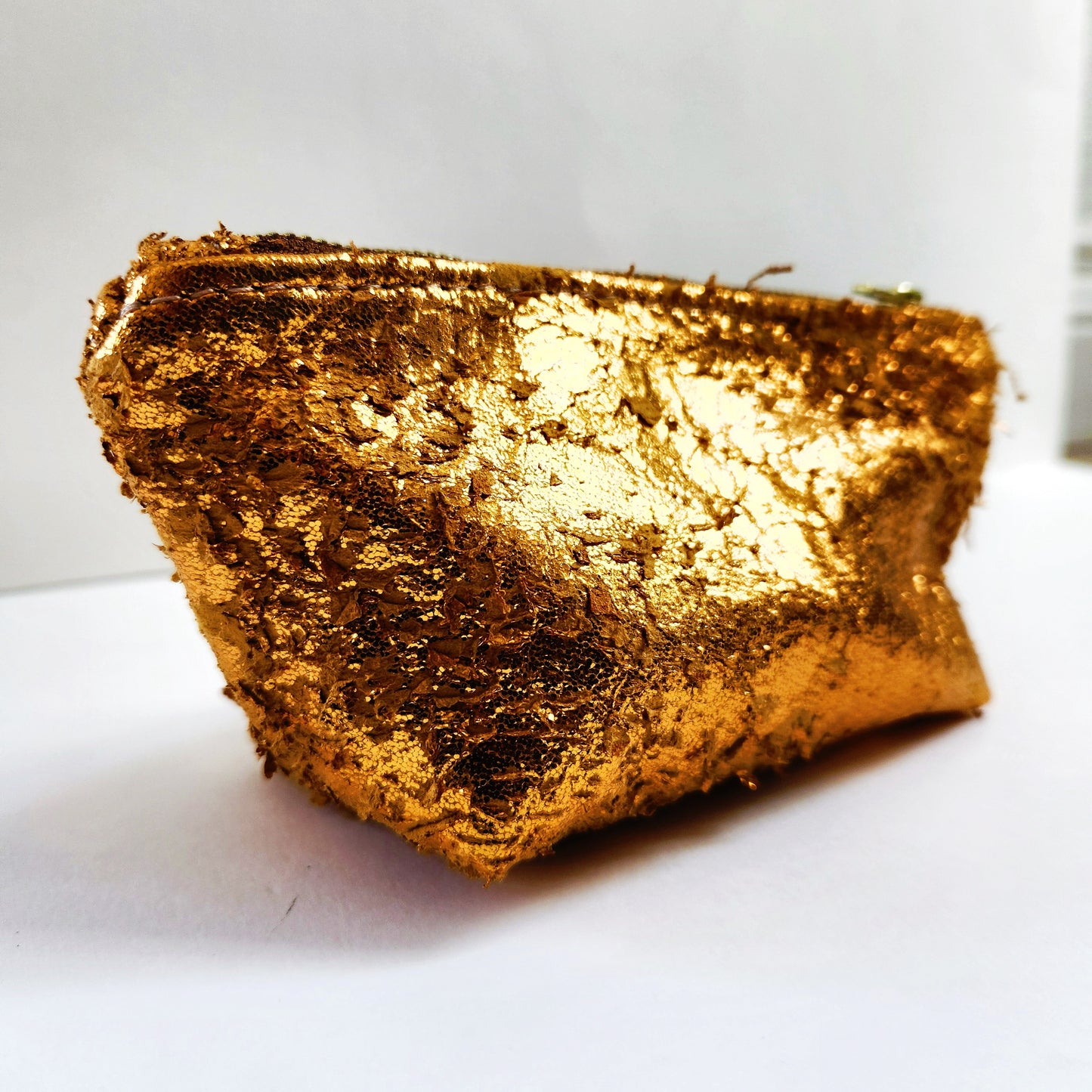 Distressed Copper Mini Pouch