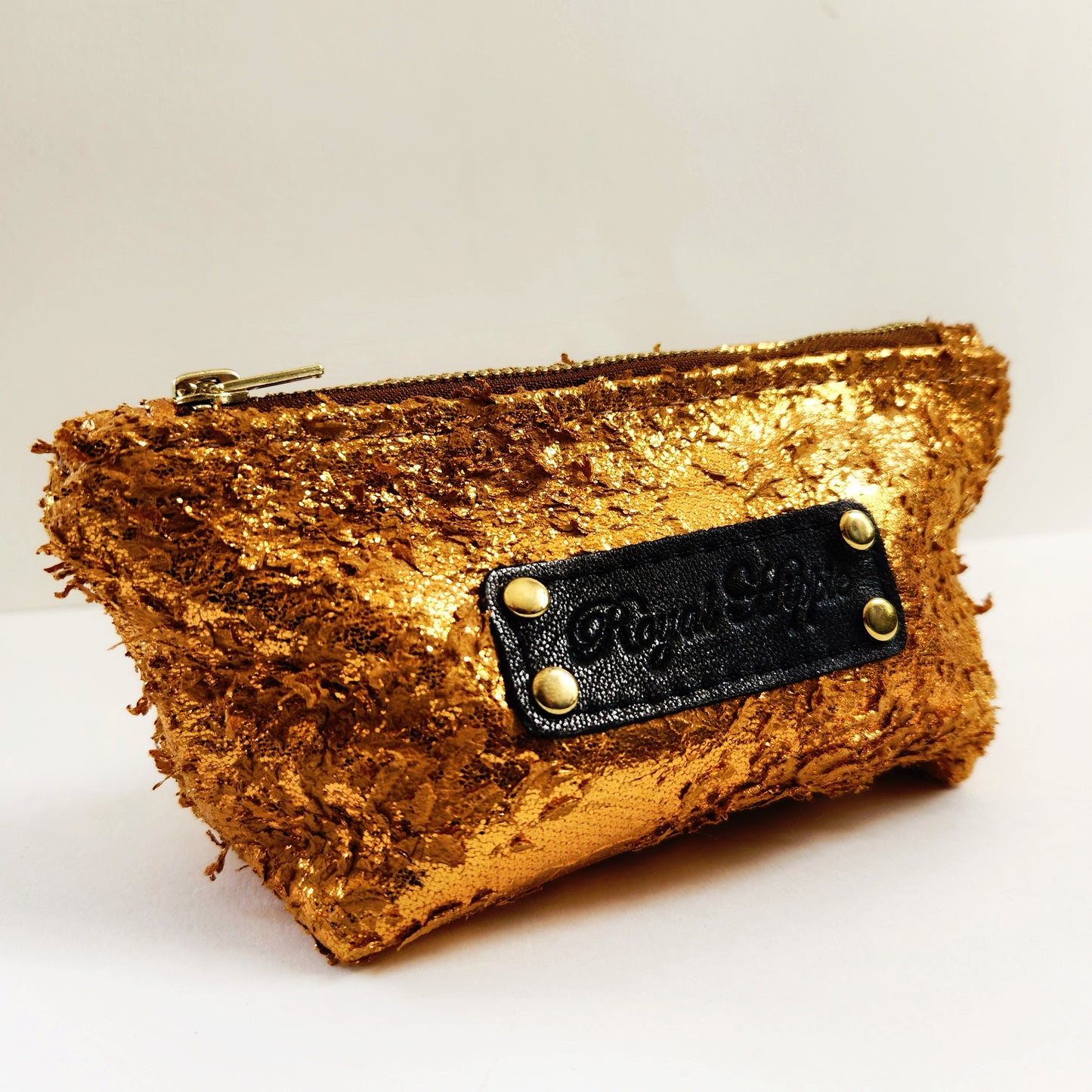 Distressed Copper Mini Pouch