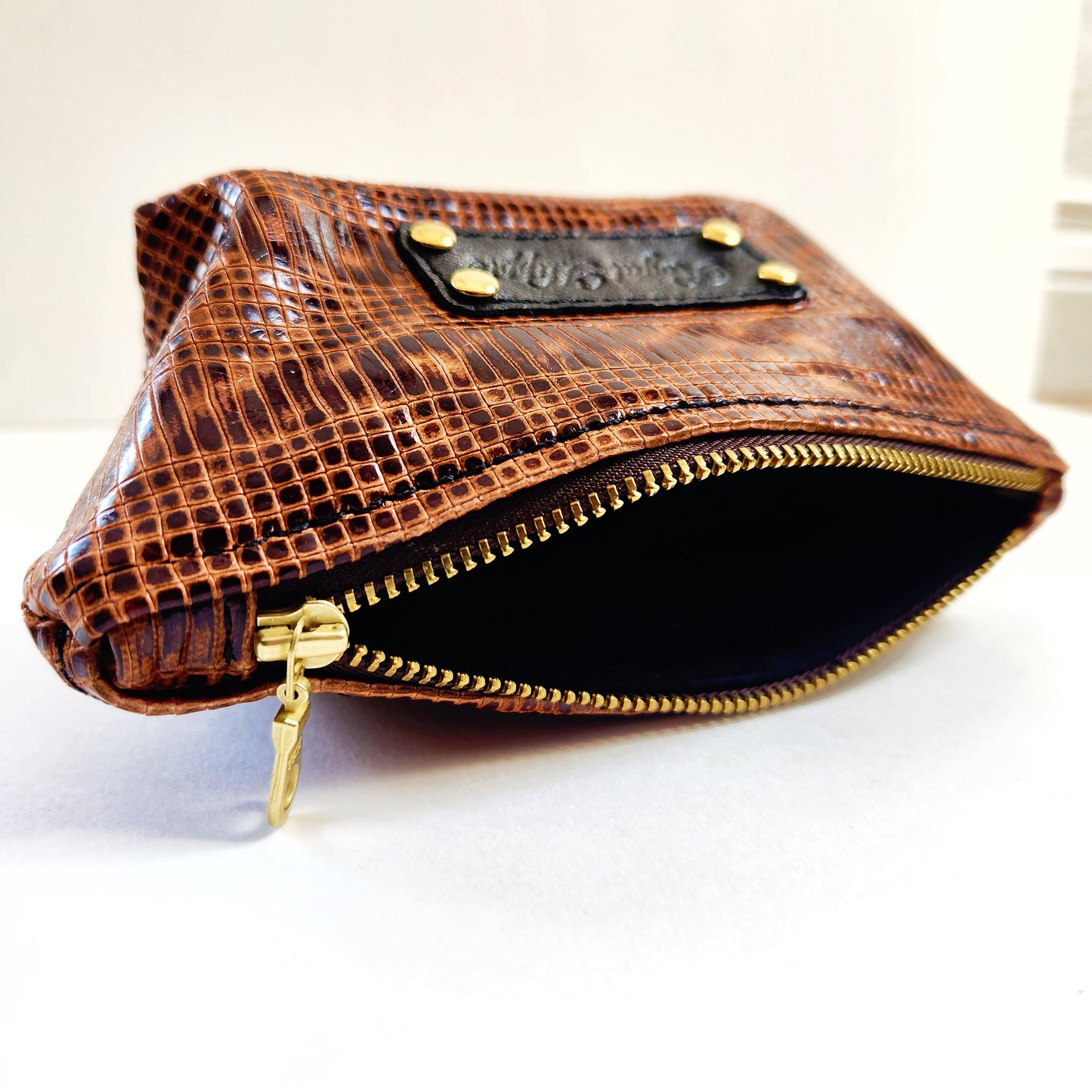 Copper Textured Mini Pouch