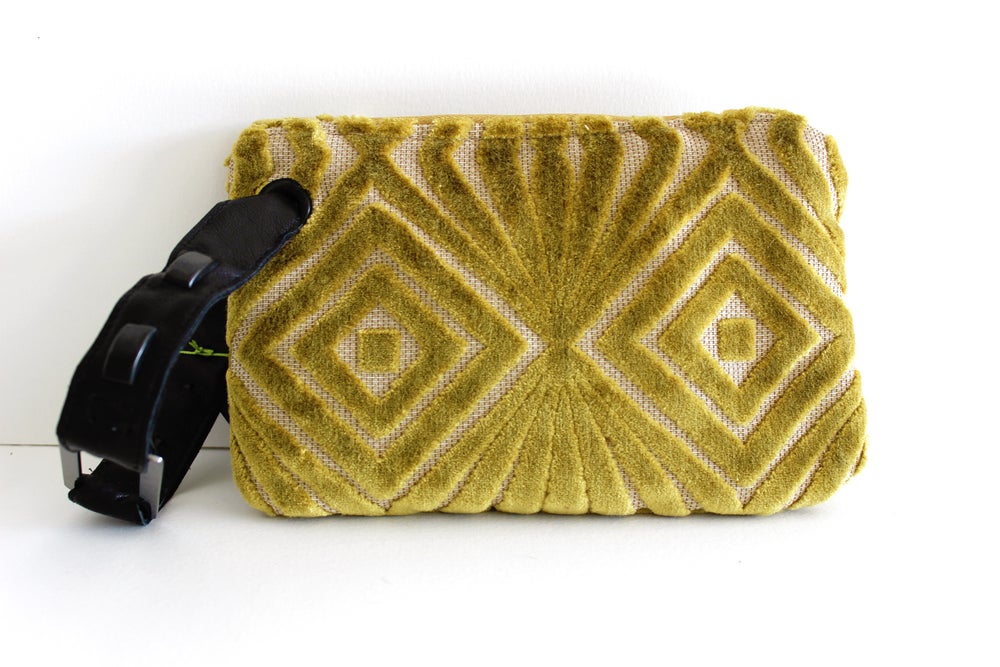 Velvet Chartreuse Wristlet Wallet