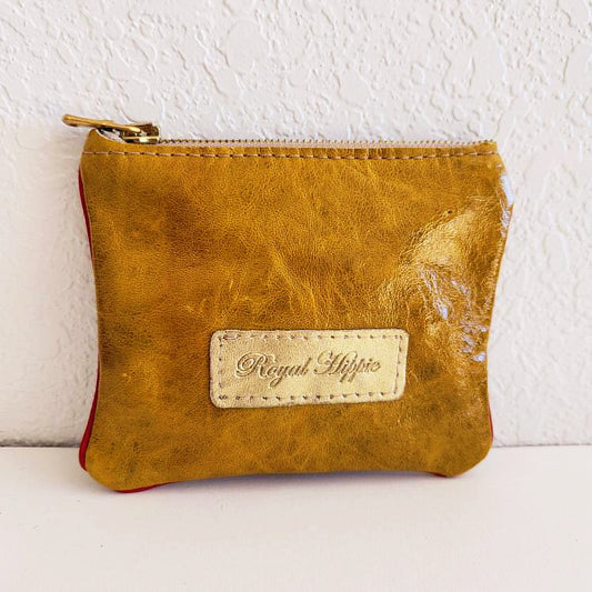 Mustard Mini Coin Card Pouch