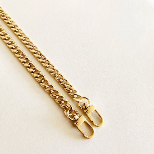 High-End Gold Chain Strap