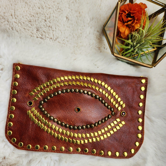 Handcrafted Embellished Sable Wallet
