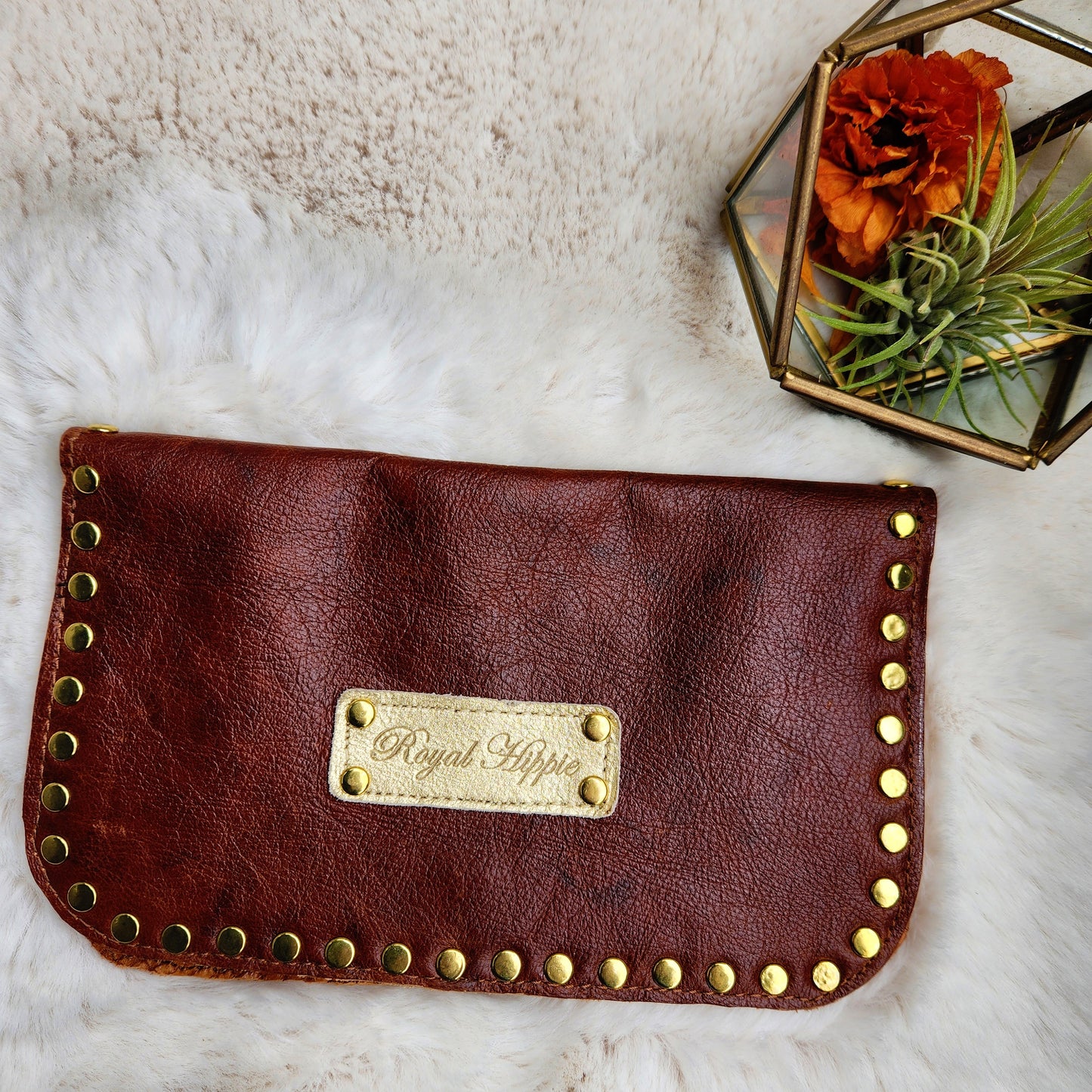 Handcrafted Embellished Sable Wallet