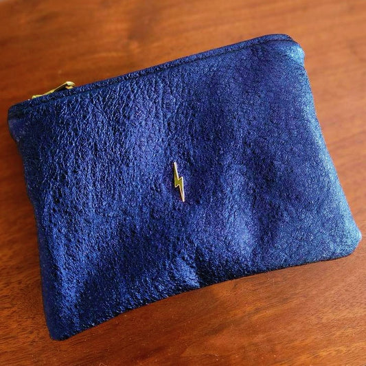 Royal Blue Bolt Pouch