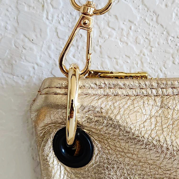 Gold Mon Coeur Crossbody Bag