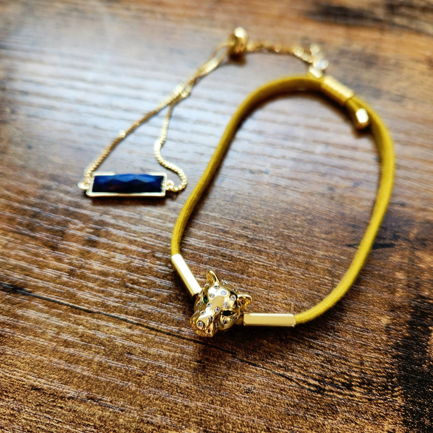 Lapis Adjustable Bracelet