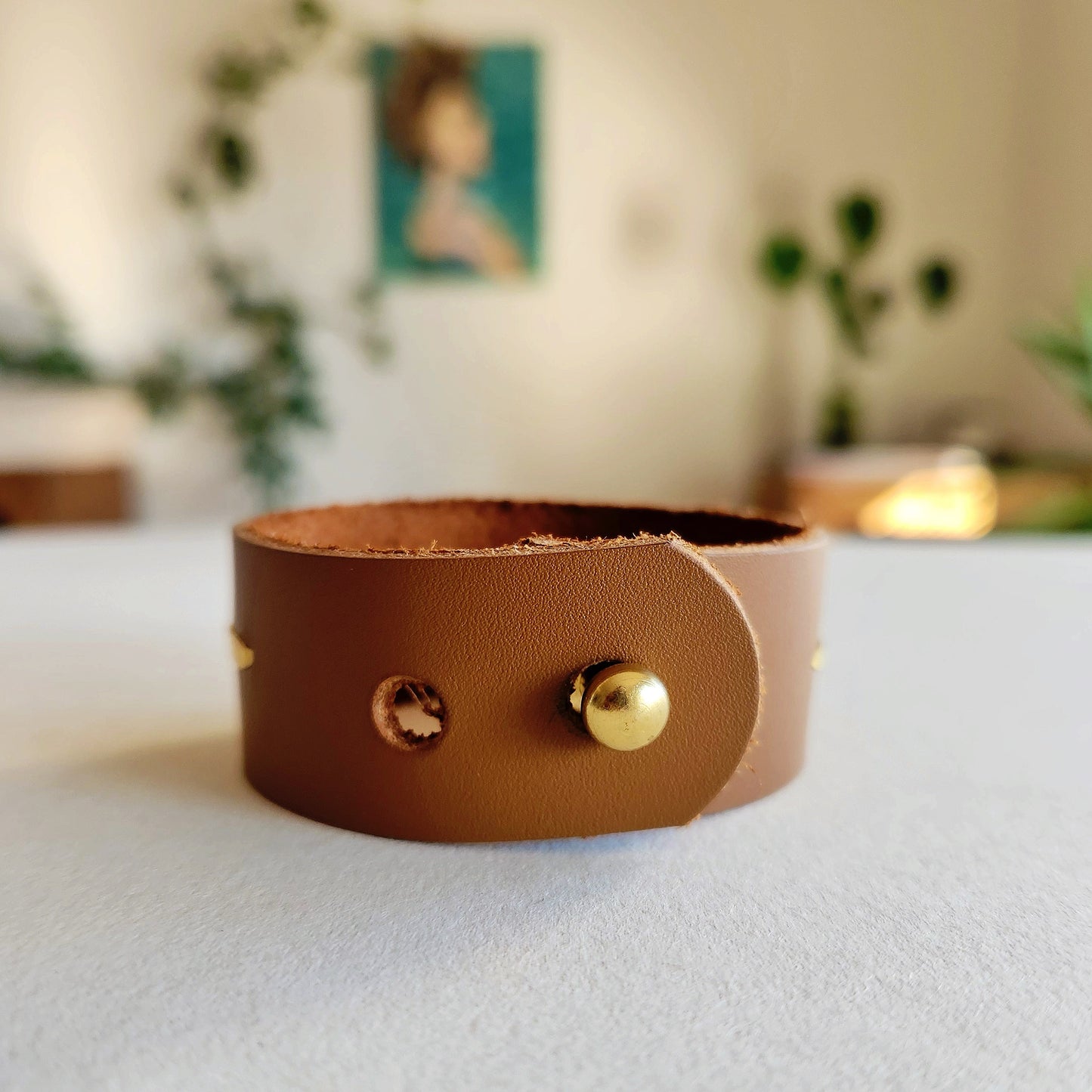 Capri Leather Cuff Bracelet