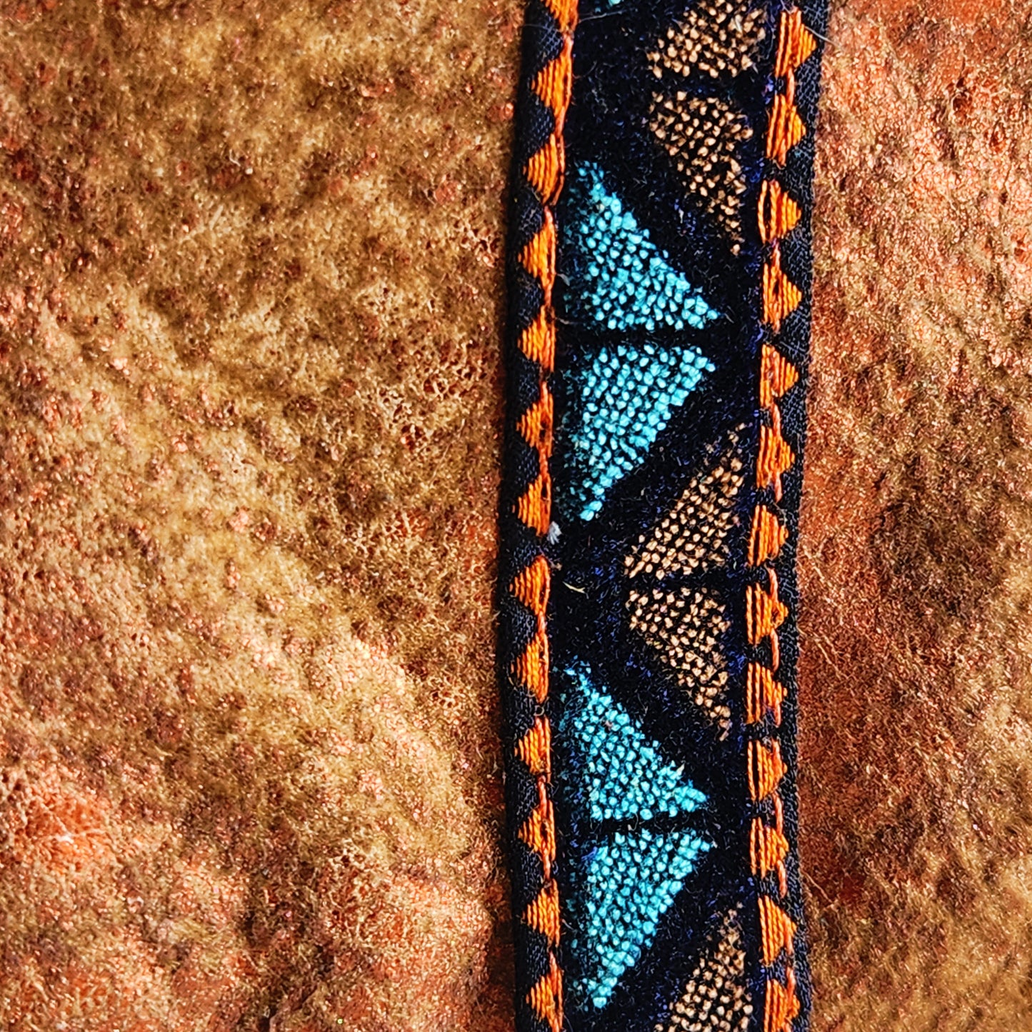 Italian Sherpa With French Trim Pouch