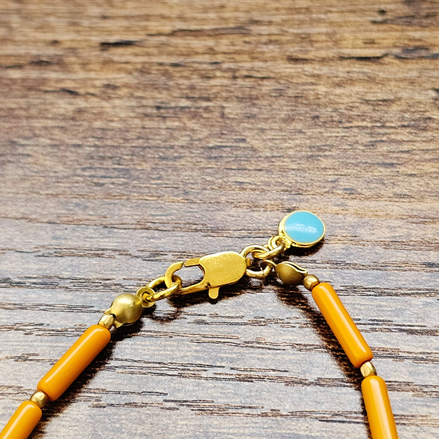 Jasper with 22kt gold Good Eye Bracelet