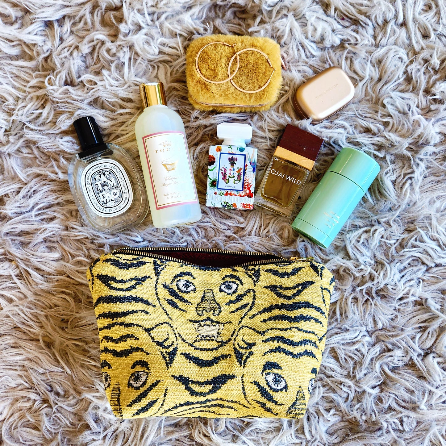 Butter Cup Velvet Tiger Traveller