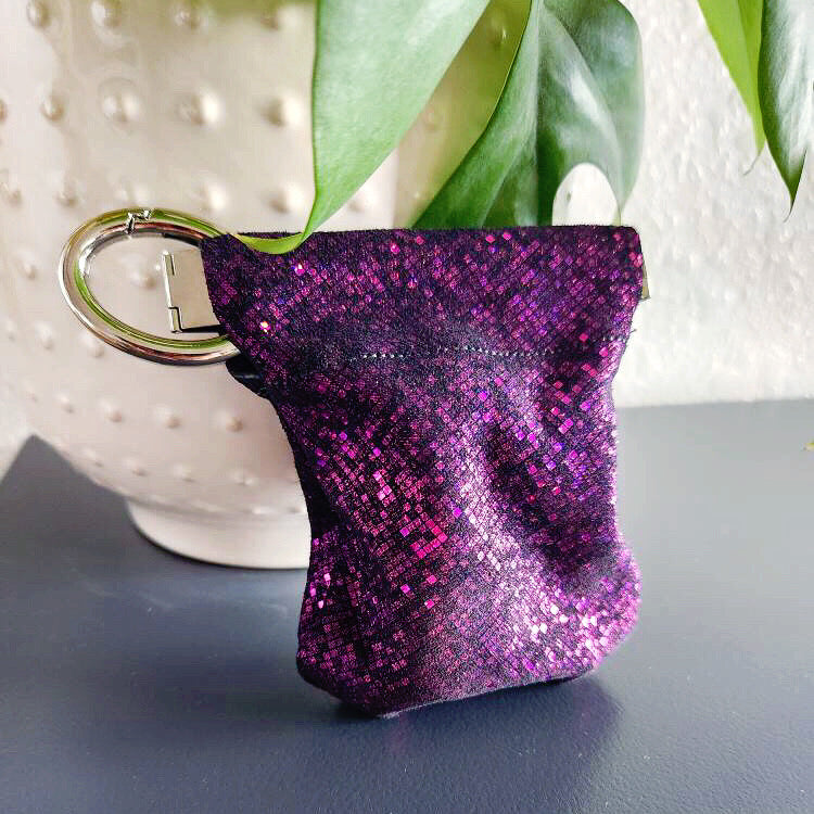 Magenta Galaxy Poop Pouch