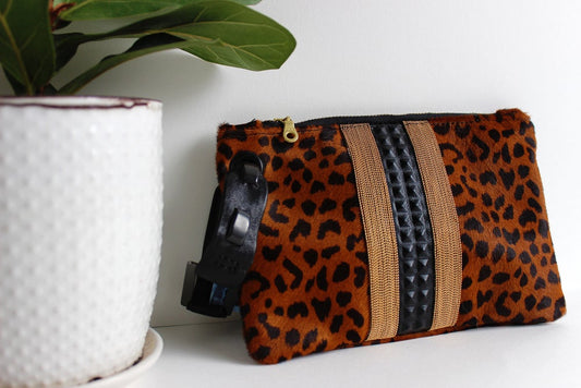 Leopard Wristlet  Wallet